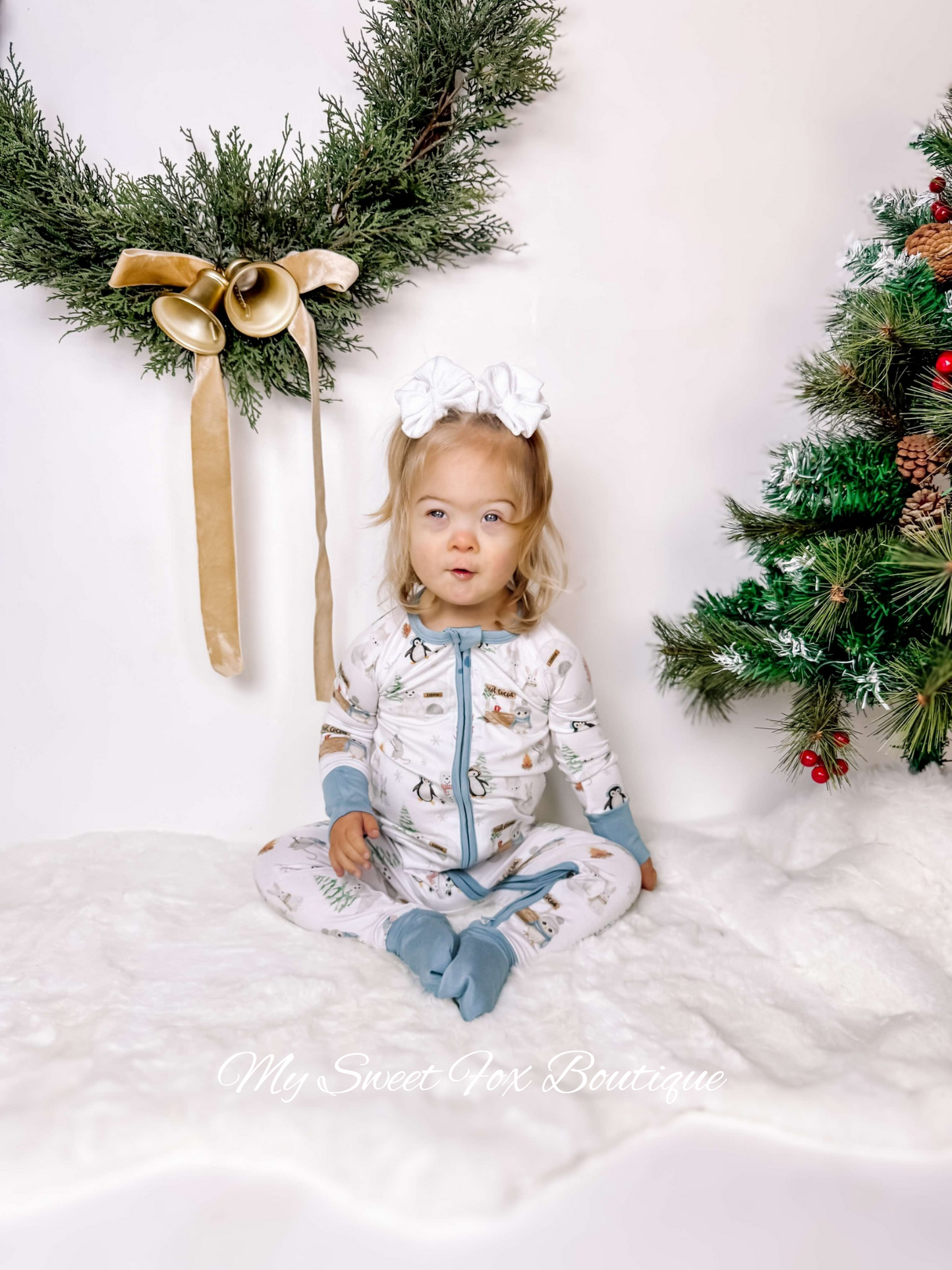 Arctic Joy: Convertible Romper