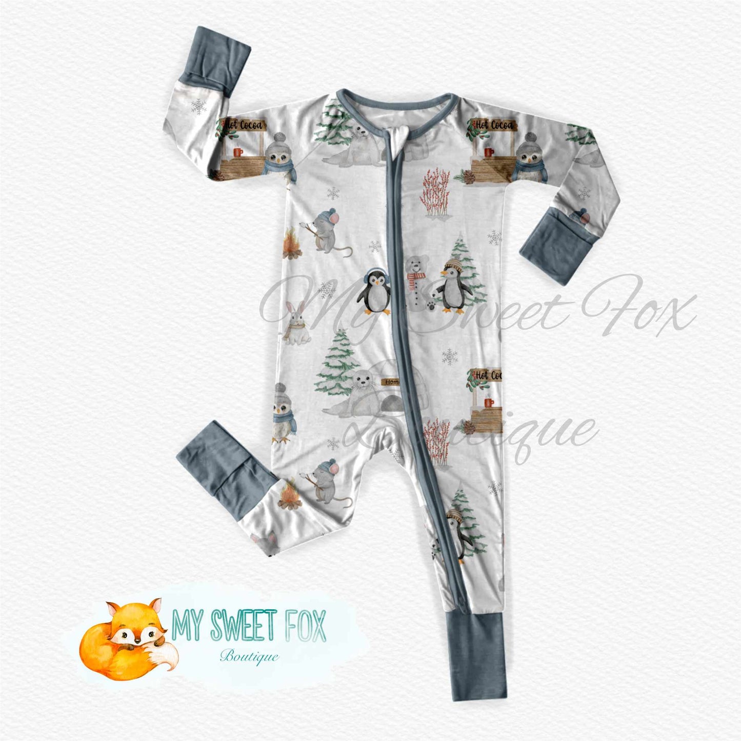 Arctic Joy: Convertible Romper