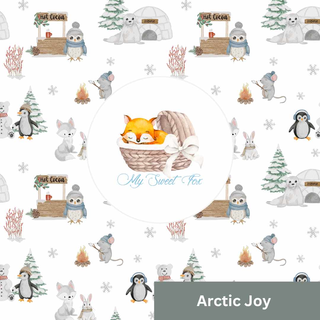 Arctic Joy: Mini Crib Sheets