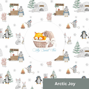 Arctic Joy: Twin Sheets + Pillowcase