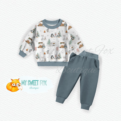 Arctic Joy: Jogger Set