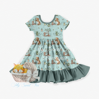 PREORDER "Tending the Heart" Twirl Dress