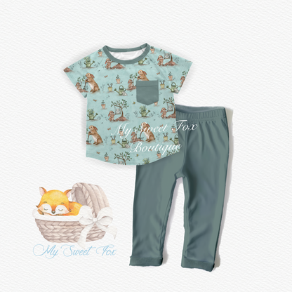 PREORDER "Tending the Heart" Pocket Tee + Pants