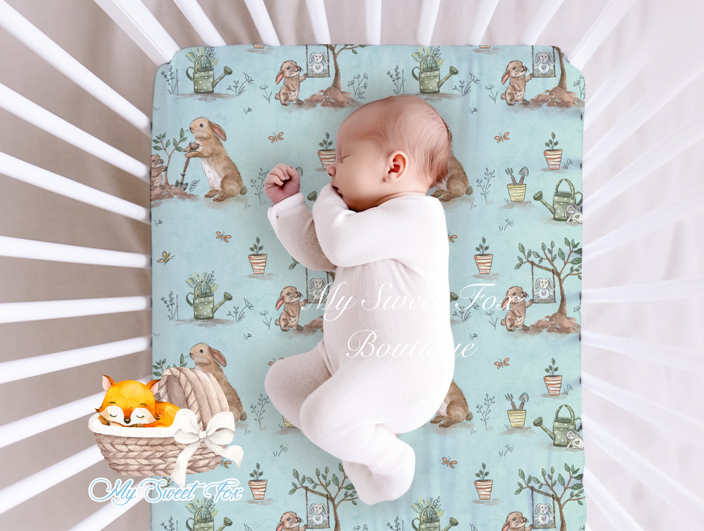 PREORDER "Tending the Heart" Crib Sheets (mini/standard)