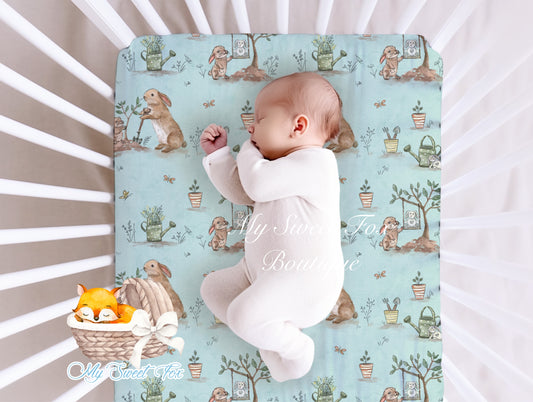 PREORDER "Tending the Heart" Crib Sheets (mini/standard)