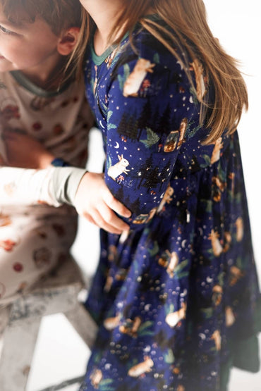 Enchanted Woodland Bamboo Twirl Dress for Girls