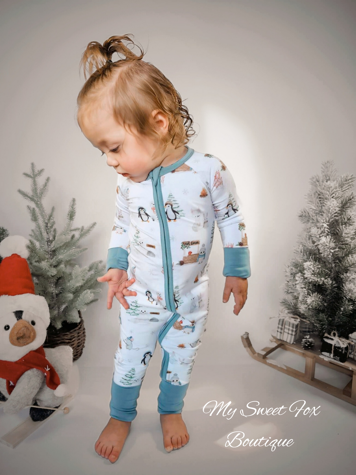 Arctic Joy: Convertible Romper