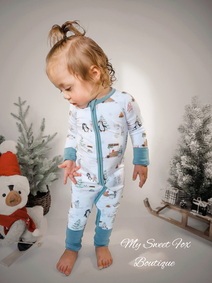 Arctic Joy: Convertible Romper