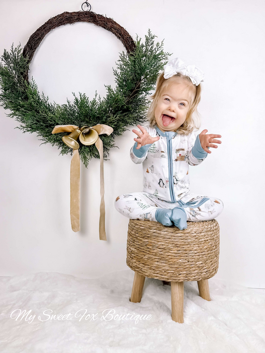 Arctic Joy: Convertible Romper
