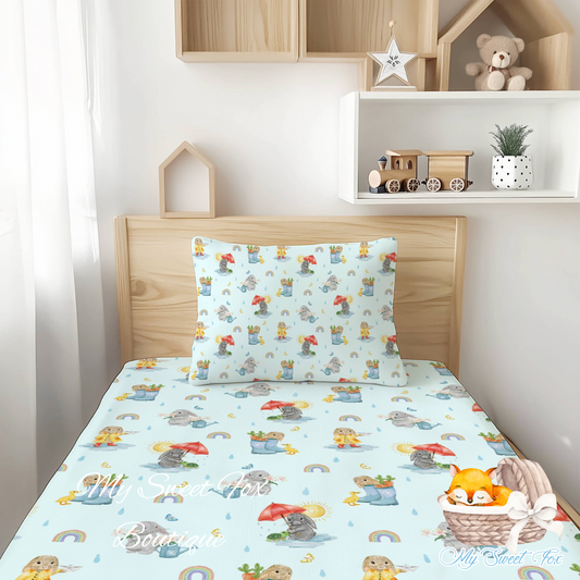 "Showered in Hope" Twin Sheets + Pillowcase