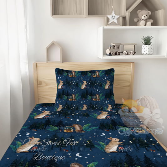 Where Love Glows Twin Sheet + Pillowcase