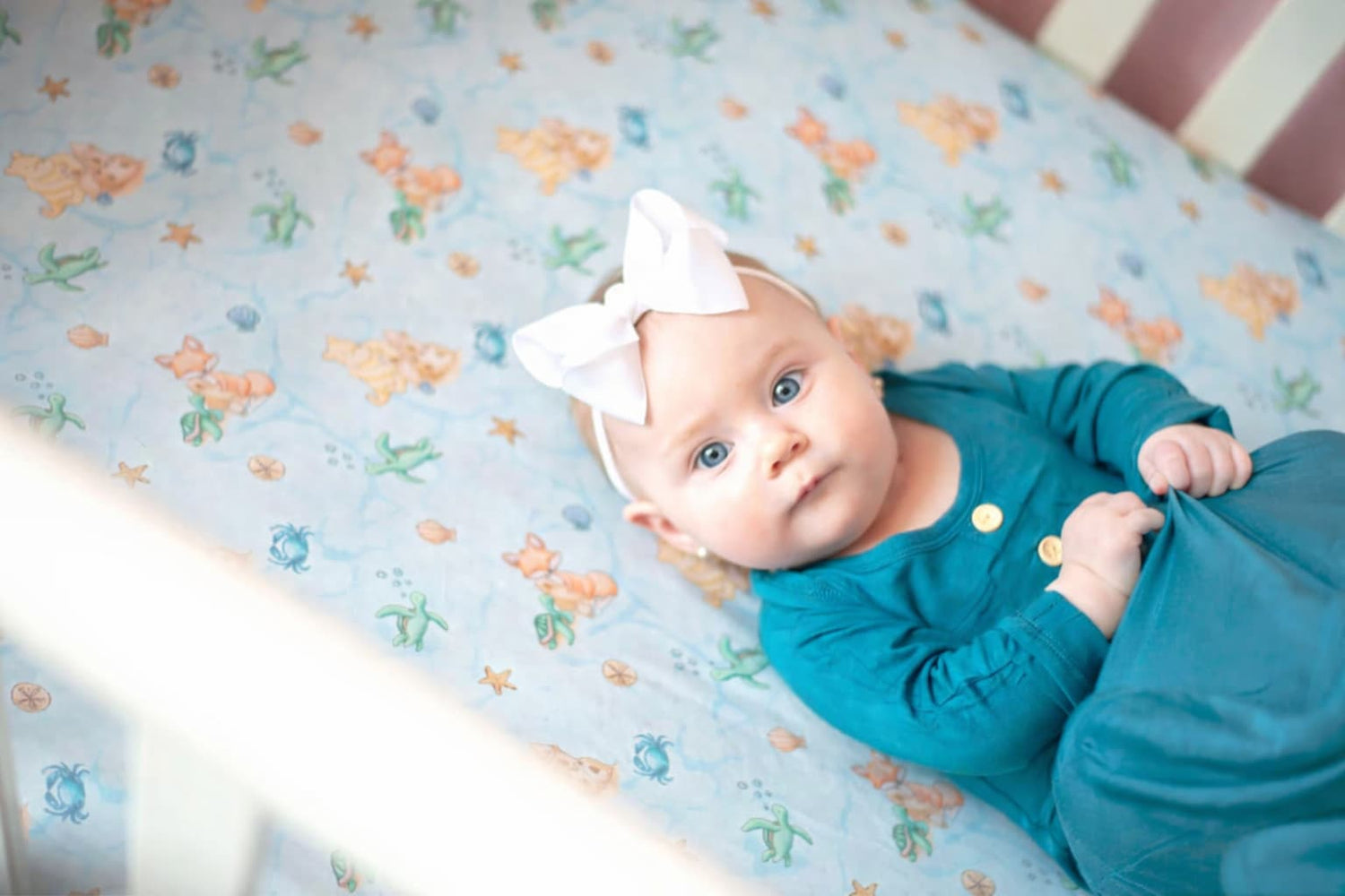 bamboo crib sheet pooh bamboo sheet nautical beach