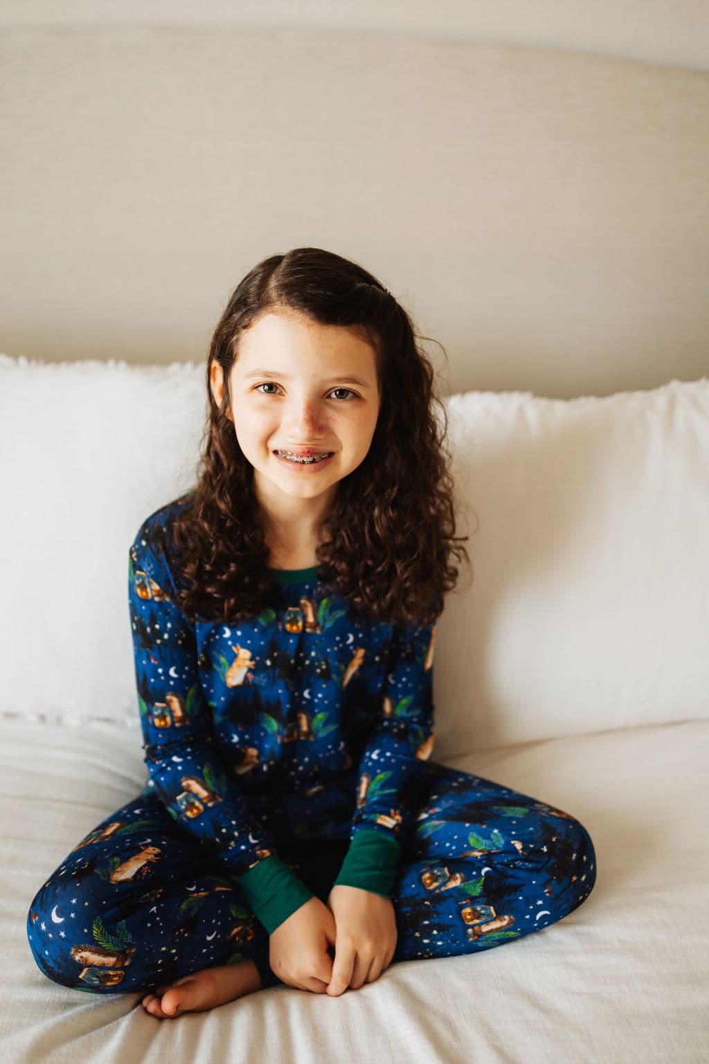 bamboo pajamas set wooldand bamboo viscose pajamas woodland animal